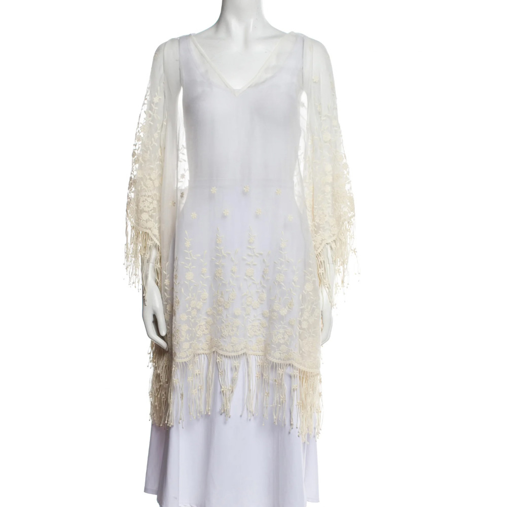 ALICE + OLIVIA Embroidered Accent Cover-Up XS/S